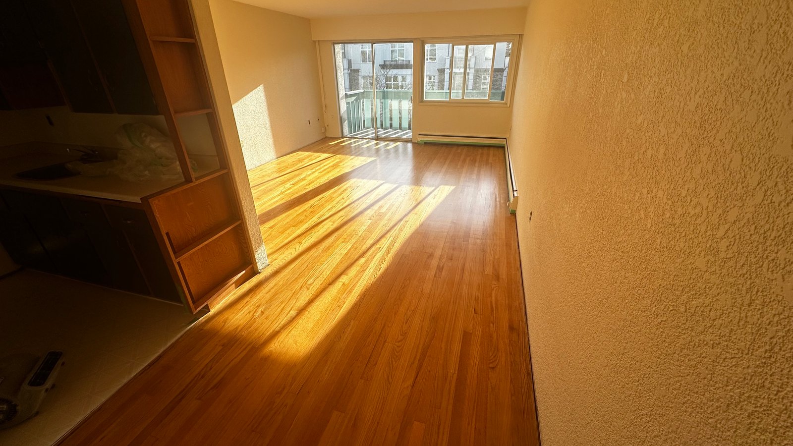 Hardwood floor refinishing-after 3 coats of Varithane